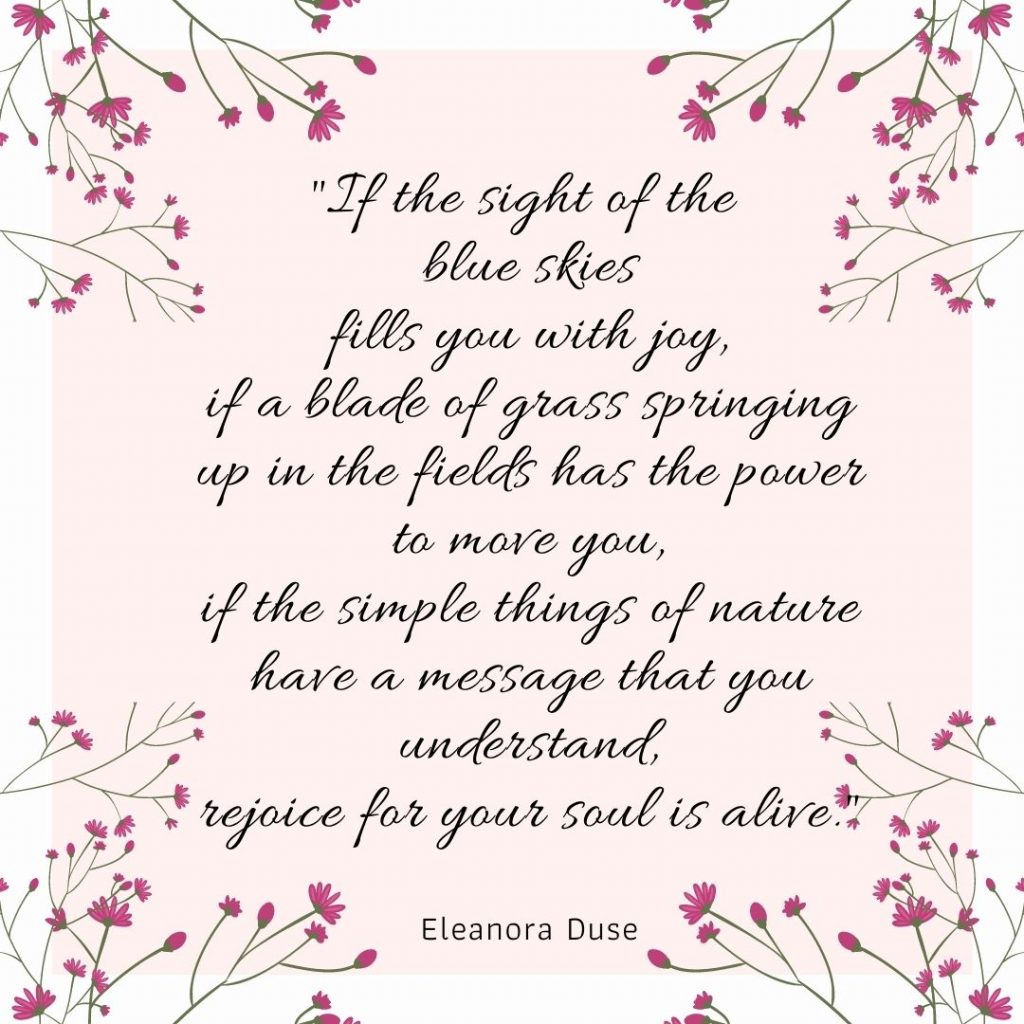 Quote over renewed hope in spring